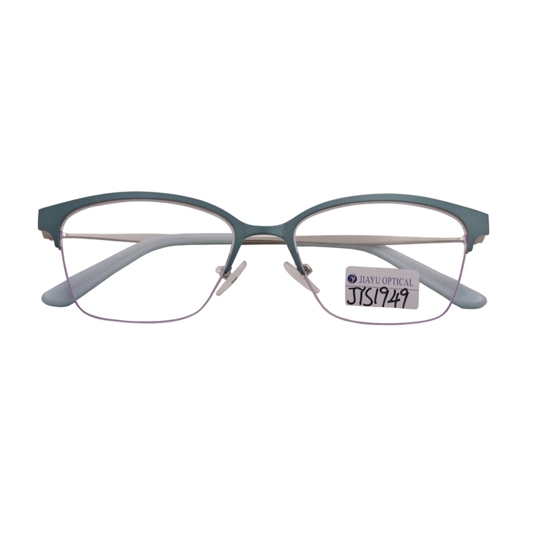 Unisex Square Metal Optical Frames Eyeglasses